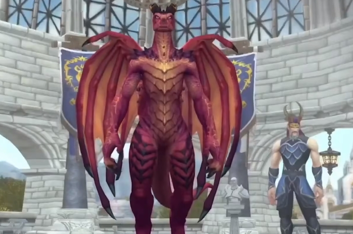 魔兽世界变龙_魔兽改图一条龙2.5_魔兽世界怎么变成龙