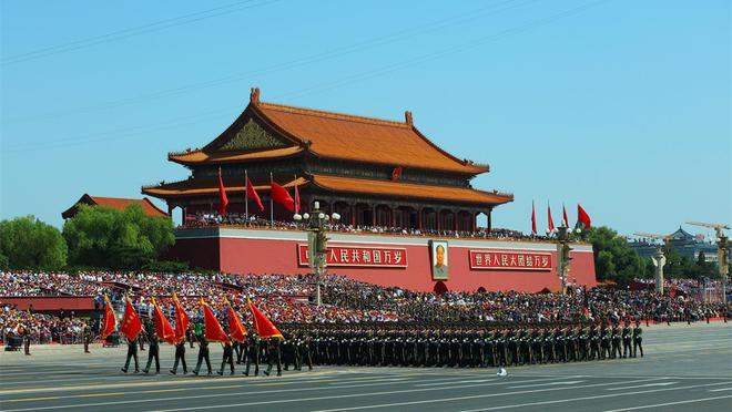 开国大典年画珍藏版图片高清_1949年开国大典_开国大典年画